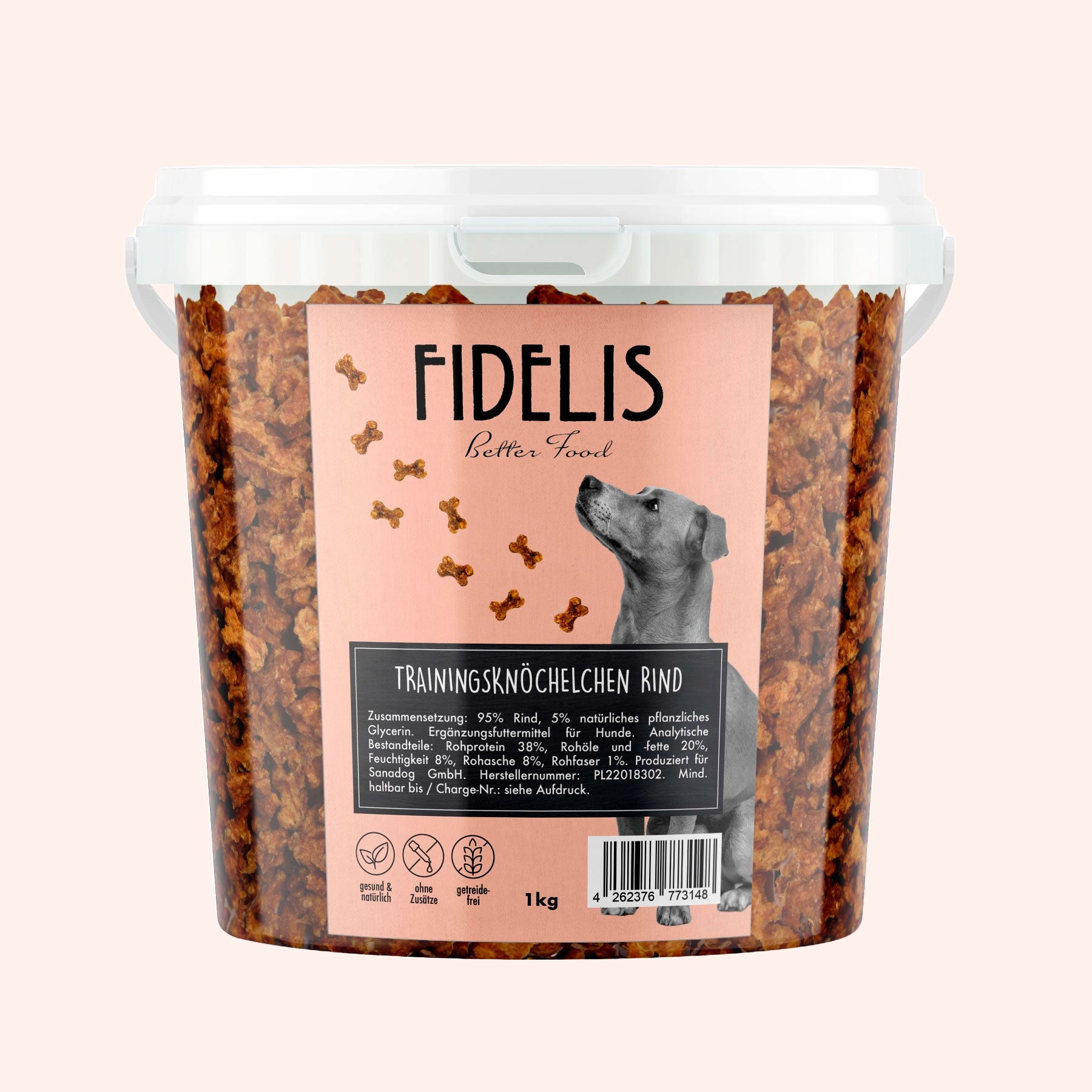 Trainingsknöchelchen Rind (1kg-Eimer)