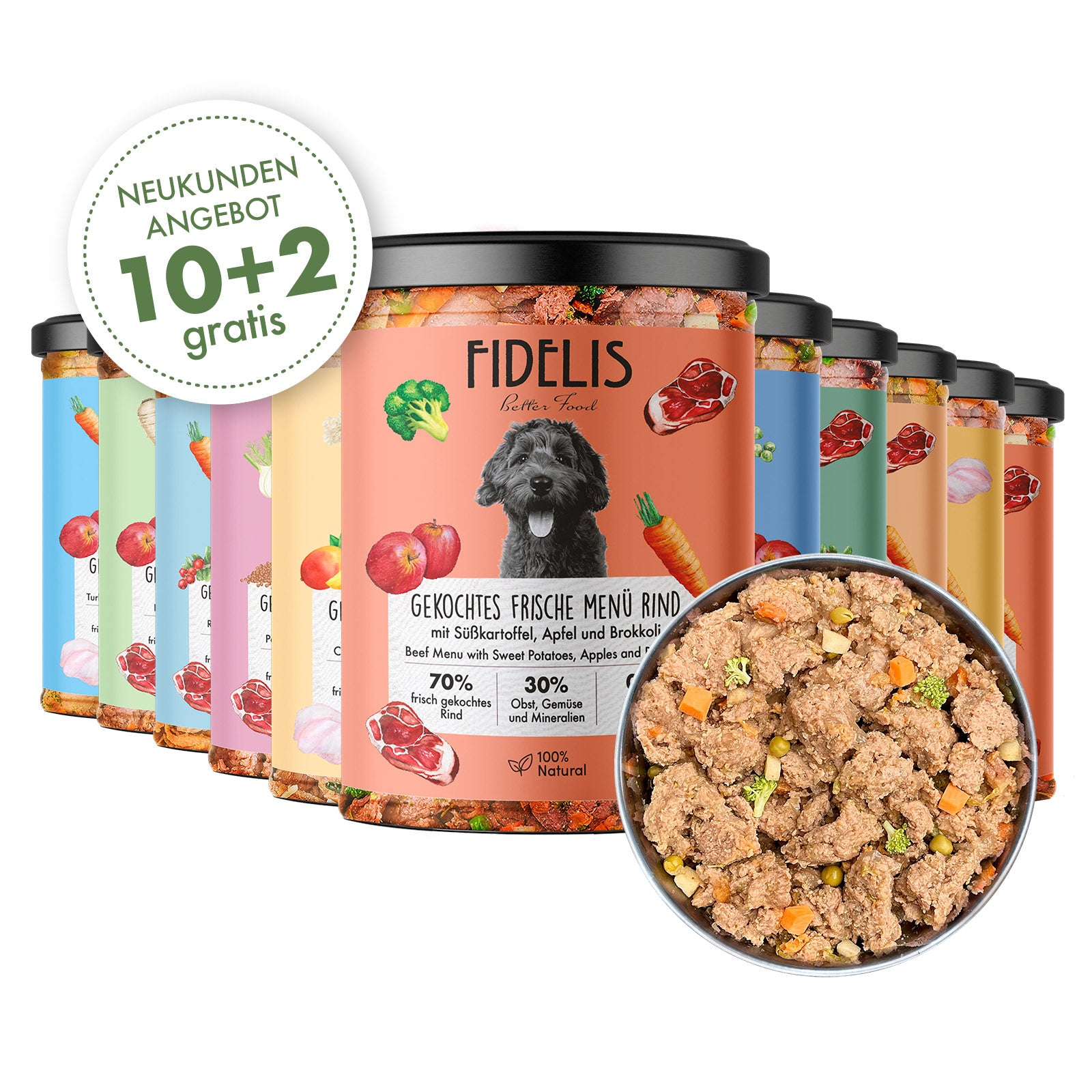 Kennenlern-Bundle: Frische Menüs im Glas (10 + 2 Gratis)