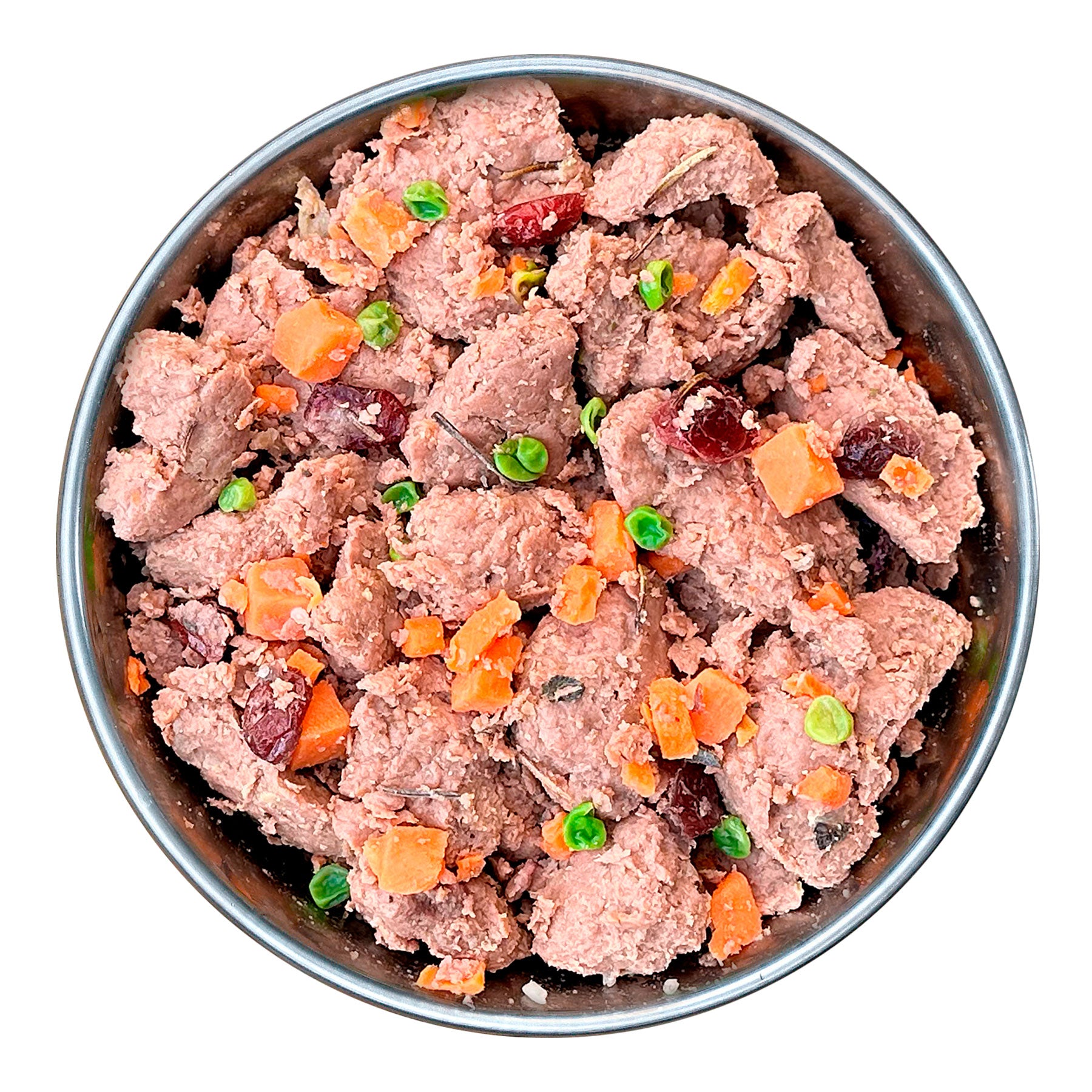 Ente mit Süßkartoffel, Birne und Blaubeeren (400g, gefroren)