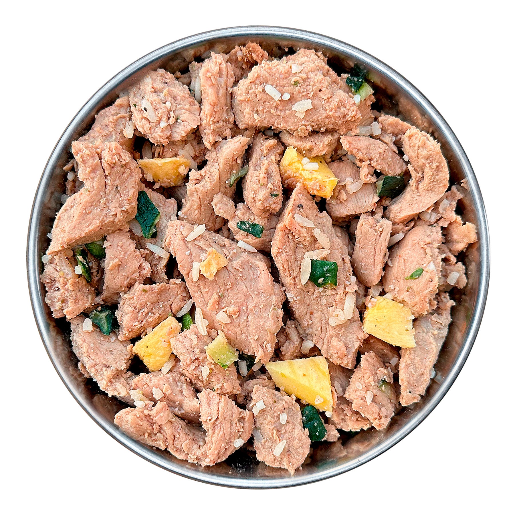 Huhn mit Reis, Zucchini und Mango (400g, gefroren)