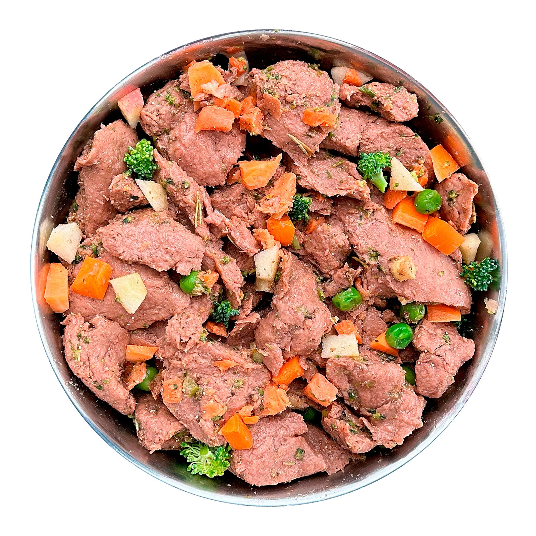 Rind mit Süßkartoffel, Brokkoli und Apfel (400g, gefroren)