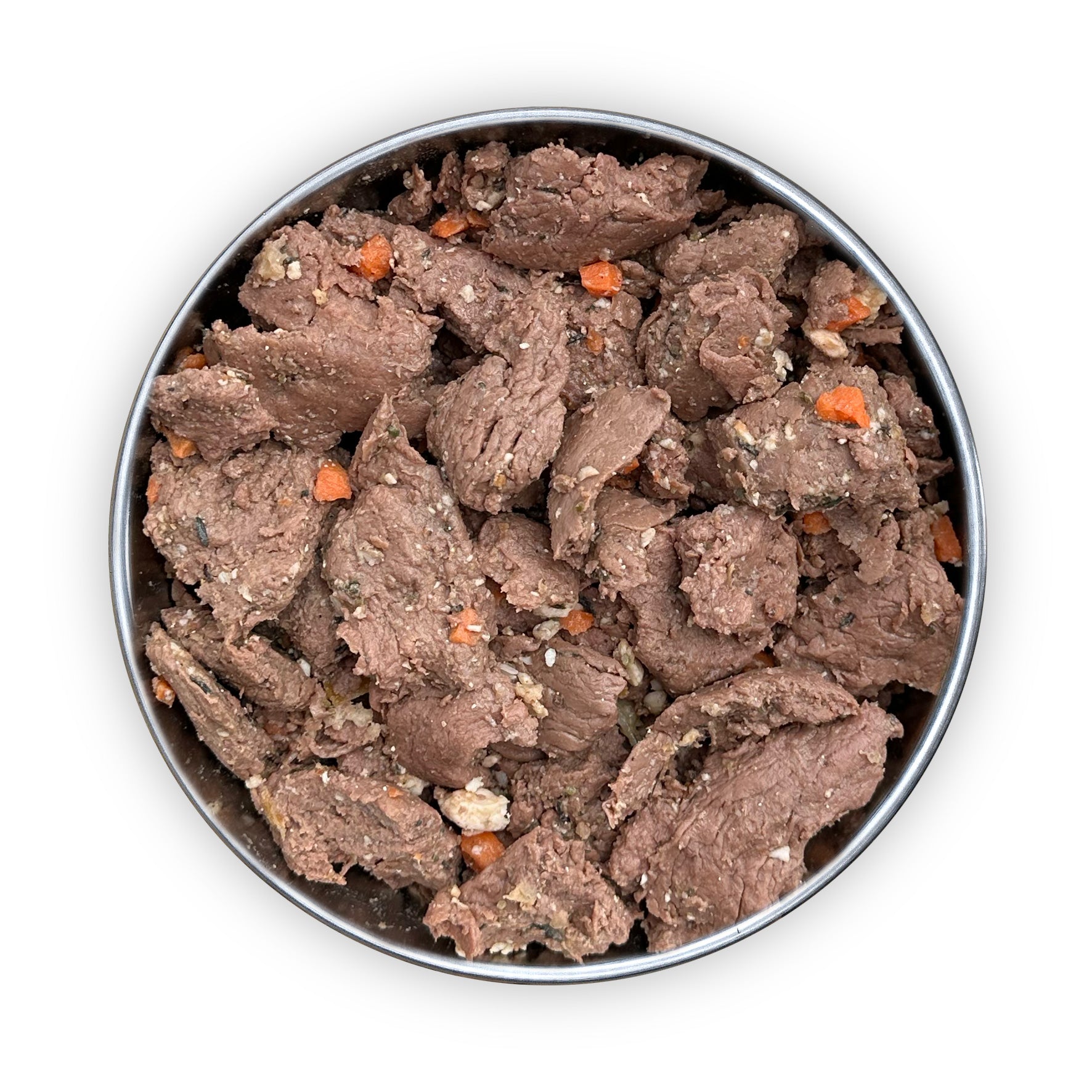 Ziege mit Maniok, Karotten und Pfirsich (500g) gefroren