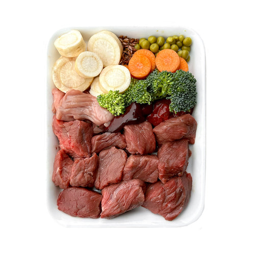 Pferd mit Pastinake, Karotte und Brokkoli (500g, tiefgefroren)