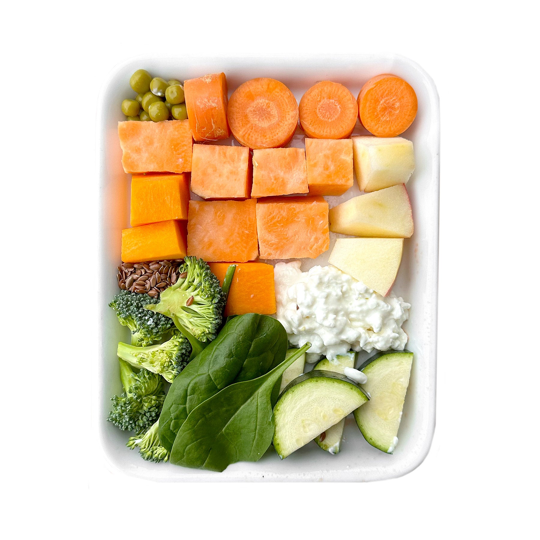 Veggie mit Süßkartoffel, Erbsen und Apfel (500g) gefroren